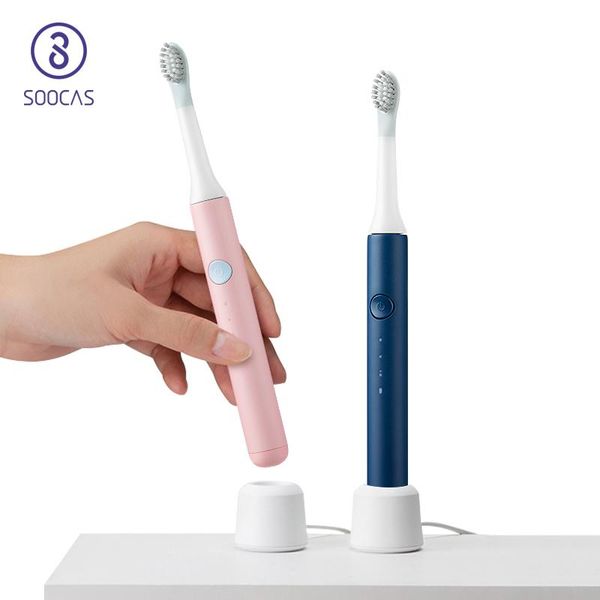 

soocas so white pinjing ex3 соник электрическая зубная щетка для xiaomi mijia ультразвуковая зубная щетка автоматическая аккумуляторная водо