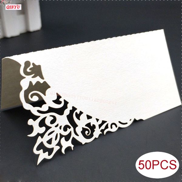 

50pcs fashion event supply laser cut name card wedding celebration birthday decoration name table place card table seats 8z