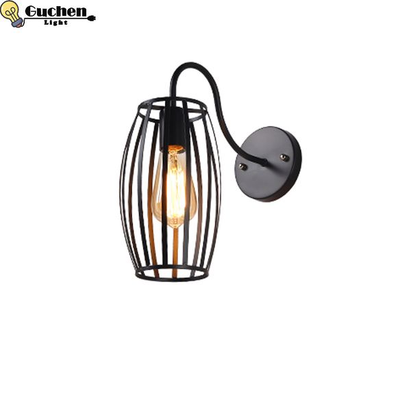 

vintage industrial retro wall lamps light black wall sconces bedroom kitchen warehouse workshop corridor aisle retro indoor led