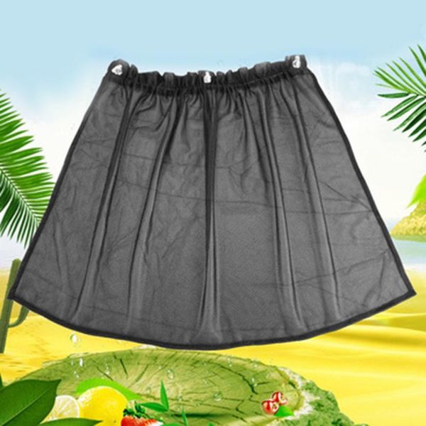

2pcs black car sun shade side nylon mesh window curtain foldable sunshade uv protection car curtain auto accessories