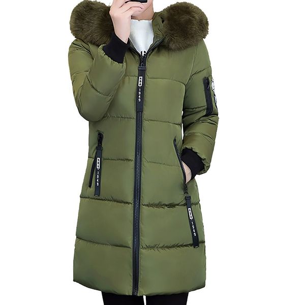 

solid women's down jacket female jacket women casual thicker winter slim down lammy coat overcoat l3085, Black;white