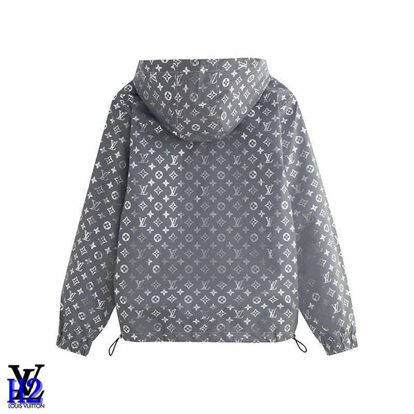 

mens конструктора куртки с капюшоном весна осень zipper ветровка сыпучие star print для мужчин и женщин пальто letters reflective куртка siz, Black;brown