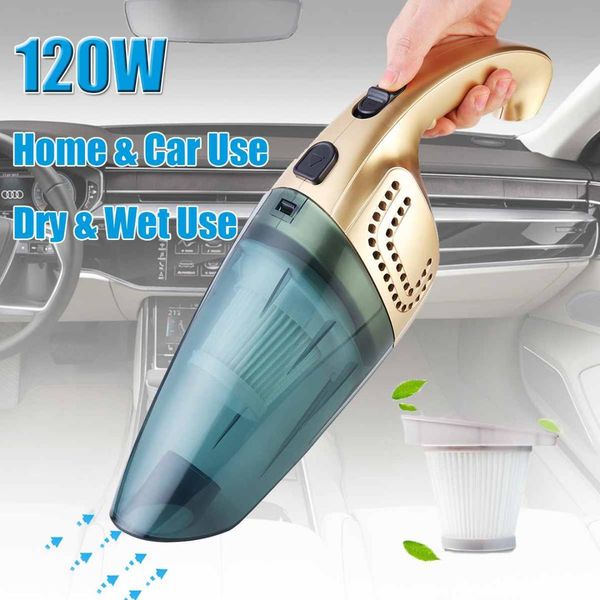 

120w rechargeable portable home car cordless vacuum cleaner dust collector sweeper dual use dry/wet 220v 2600mah vacuum sweeper