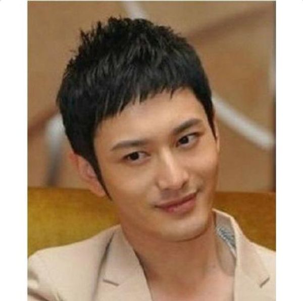 Handsome Boys Wig New Korean Short Black Men S Male Hair