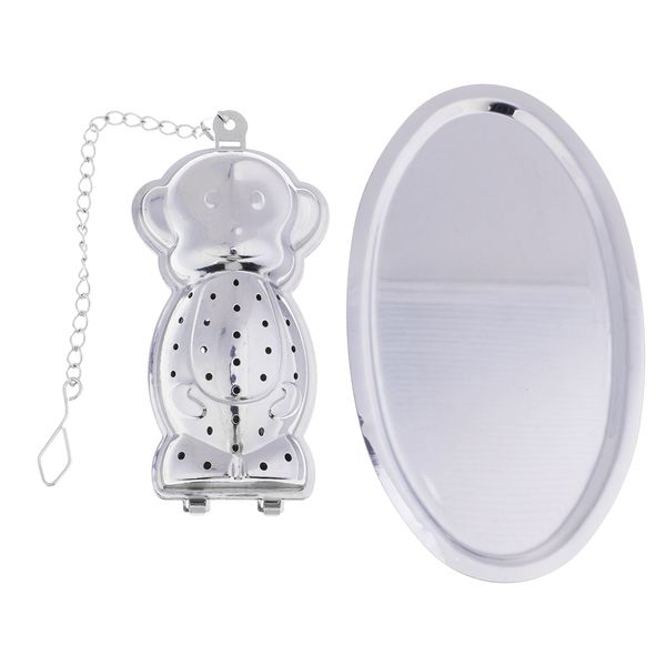 

из нержавеющей стали чай infuser обезьяна вкладыша ситечко травяной фильтр специй