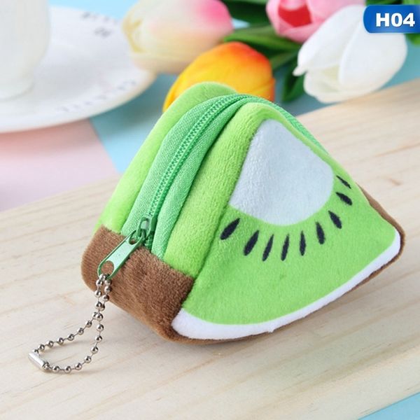 

cute fruit wallet gift plush coin purse women female bag change purse moneybag small coin purse for girls portfel damski, Red;black