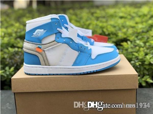 

2019 новый 1 чикаго красной мужчины женщина баскетбол обувь powder blue 1 unc чикаго баскетбол открытая обувь