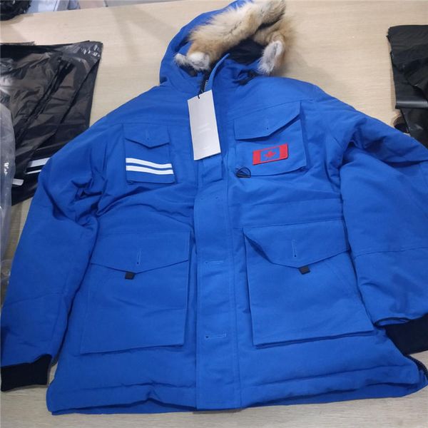 

homme parkas mens down jackets coats men casual mens women parka fur hooded down coat winter keep warm xs-2xl asian size, Black