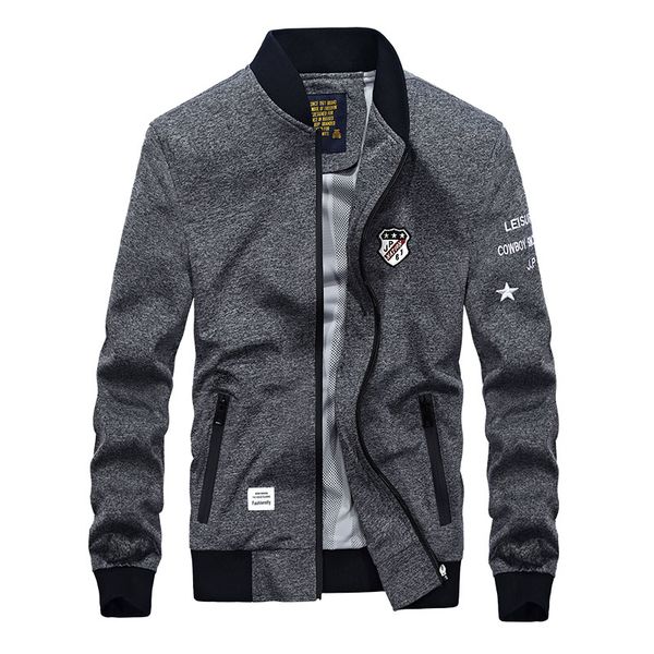 

2020 new arrival brand clothing casual jacket men autumn spring jacket casaco masculino jaqueta bomber, Black;brown