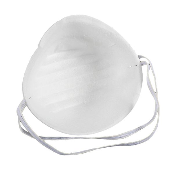

50x dust face masks filter mouth disposable safety respirator antidust cleaning white, Black