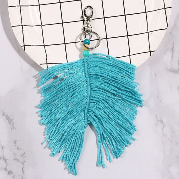 

завод прямых продаж моды boho ручной weave macram брелок большой длинный кисточкой брелок висячие ювелирных производителей питания, Slivery;golden
