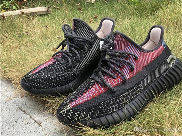 

new release authentic 350s v2 yeezreel reflective yecheil yeshaya men women running shoes sports sneakers with box size 36-47