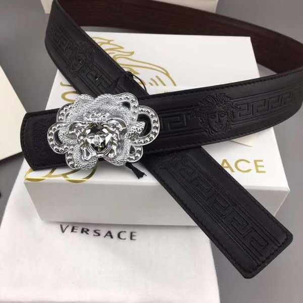 

2019 classic black luxury ceinture designer belts fashion big bead buckle belt mens womens belt ing, Black;brown