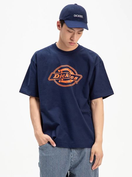 

dickies women mens designer t shirts fashion casual cotton short sleeve tshirt summer letter printing mens tee couples matching clothes