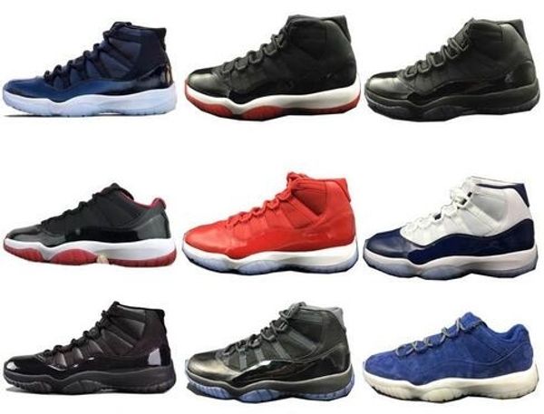 

высокое качество 11 11s space jam конкорд баскетбольная обувь мужская женская 11s тренажерный зал красный полночь темно-синий гамма 72-10 кр