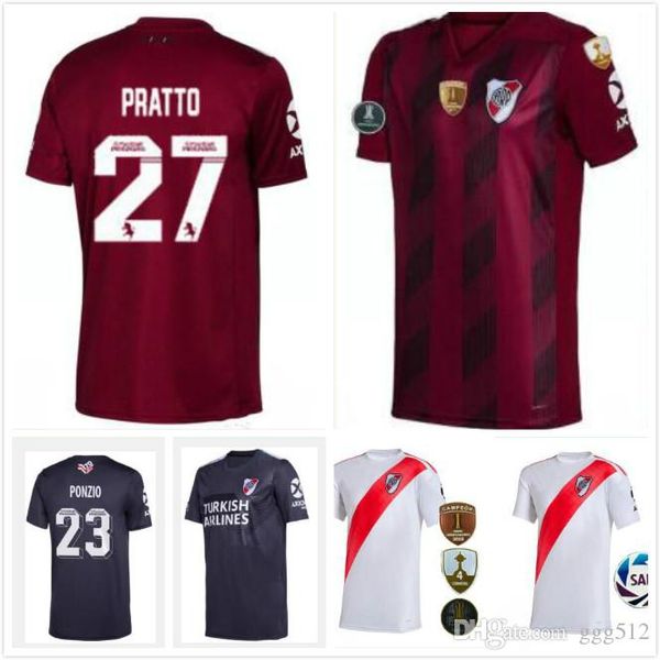 

2020 river plate home white soccer jersey river plate away g.martinez quintero soccer shirt 19 20 riverbed 70th years football uniform sale, Black;yellow