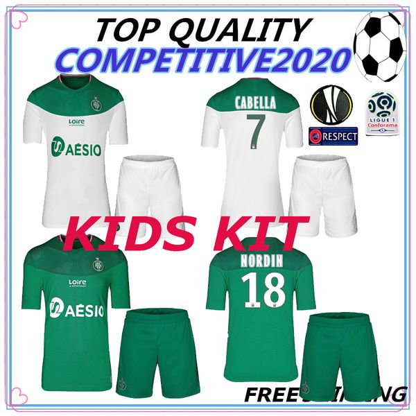 

Kid kit 19 20 a e ait etienne occer jer ey 2019 2020 a aint Étienne khazri cabella beric nordin hamouma jer ey football hirt