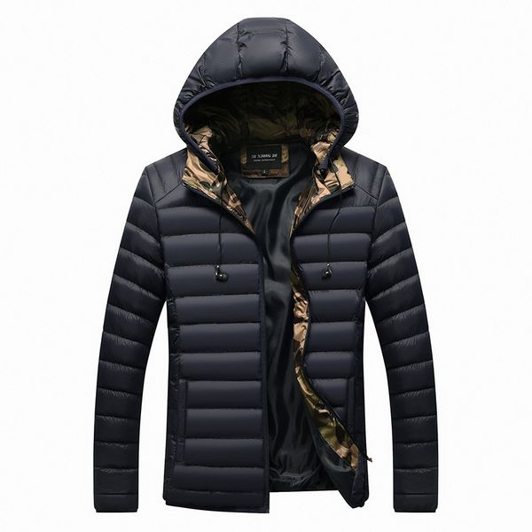 

winter men parkas coat new men's casual fashion parkas male simple solid color hooded parka jackets clothing asian size 3xl, Tan;black