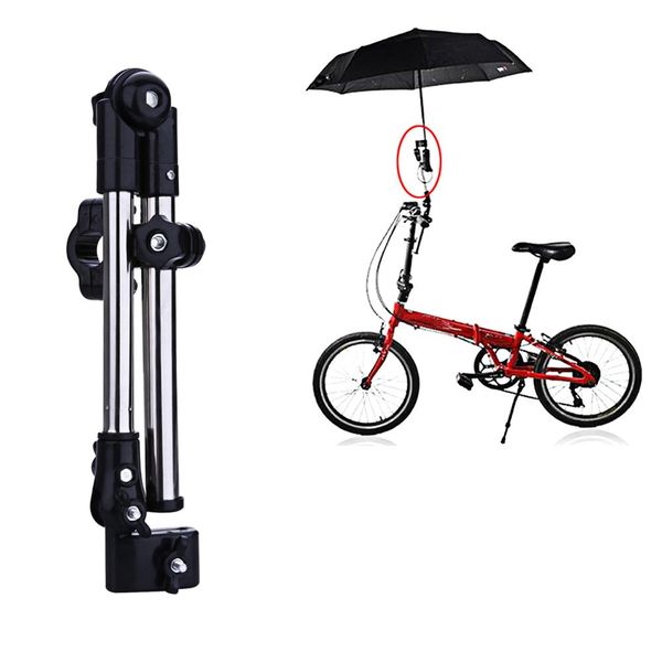 

1 pc adjustable aluminum abs baby stroller pram umbrella stretch stand holder 2-sections umbrella handlebar holder 4 colors