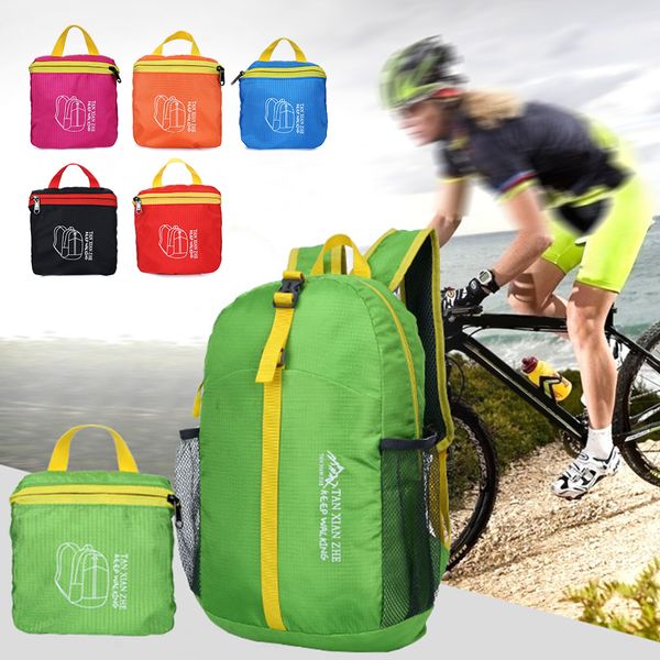 

lightweight packable backpack folding travel daypack bag outdoor camping hiking cycling outdoor backpack
