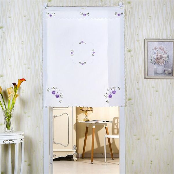 

chinese style flower print door curtain toilet kitchen half curtain noren doorway feng shui door curta