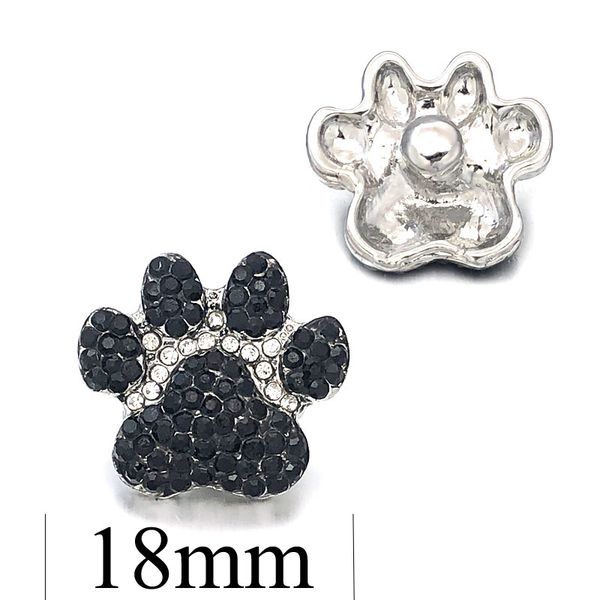 

горячий компонент w465 кристалл 3d 18мм 40мм металл snap кнопки для ожерелья браслета сменная ювелирные изделия женщины accessorie выводы