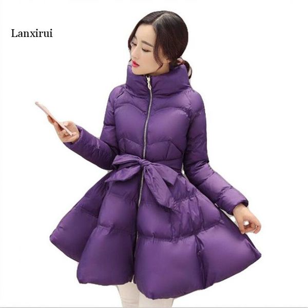 

down jacket women winter coat warm outwear padded cotton jacket coat womens clothing parkas manteau femme jackets, Black