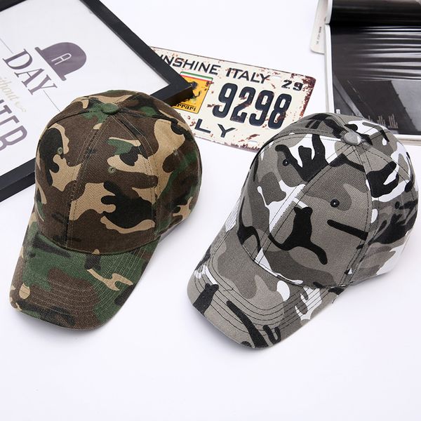 

new hat men's autumn and summer camouflage baseball caps outdoor training sun visor hats fashion sports cap women snapback, Blue;gray