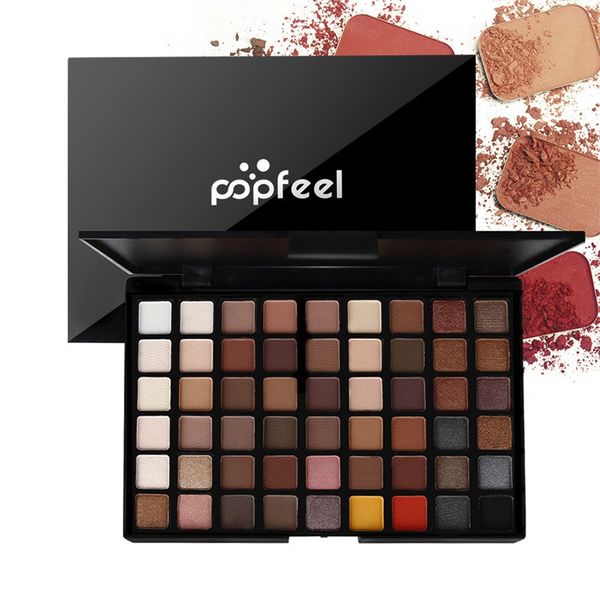 

54 color eyeshadow palette make up matte glitter eye shadow waterproof long lasting makeup shimmer maquiagem