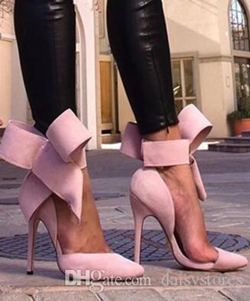 

big bowtie ankle tie gladiator sandals women red pink blue black suede women sandals flat casual shoes woman party dress shoes