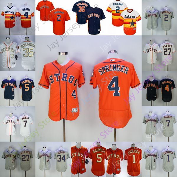 

discount jersey houston 2 alex bregman 4 george springer 5 jeff bagwell 7 craig biggio, Blue;black