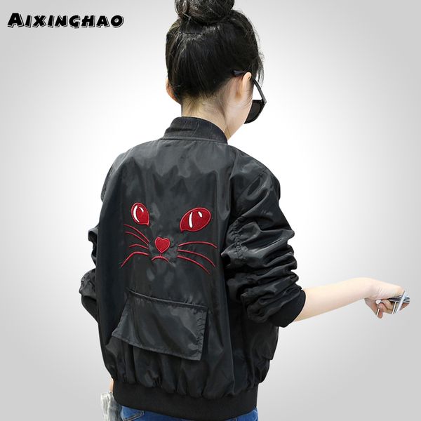 

aixinghao girls jackets spring cartoon kids jackets for girls long sleeve boys coats & outerwear for children clothing 8 10 12, Blue;gray