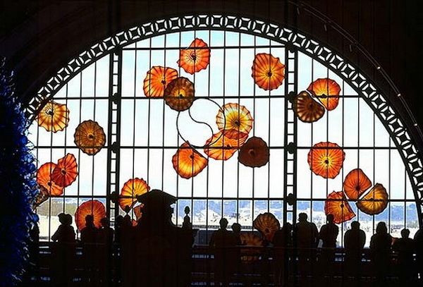 

100% blown glass wall plates luxury art l lobby gallery wall plates multi colored wall lights