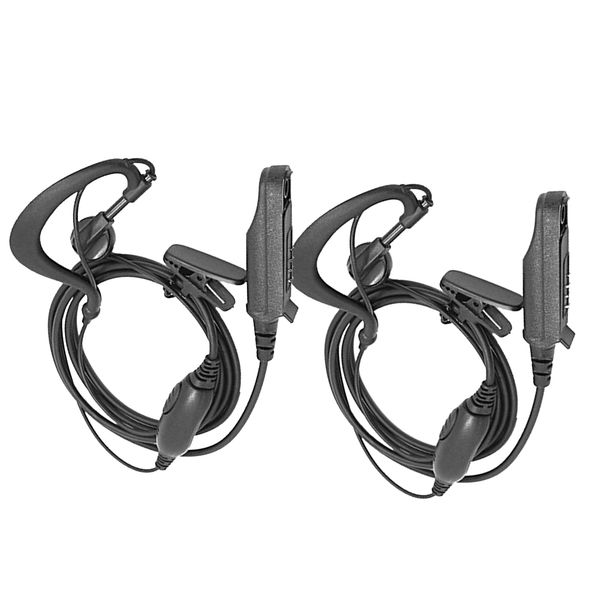

2pcs waterproof earpiece headset earphone microphone for baofeng two way radio