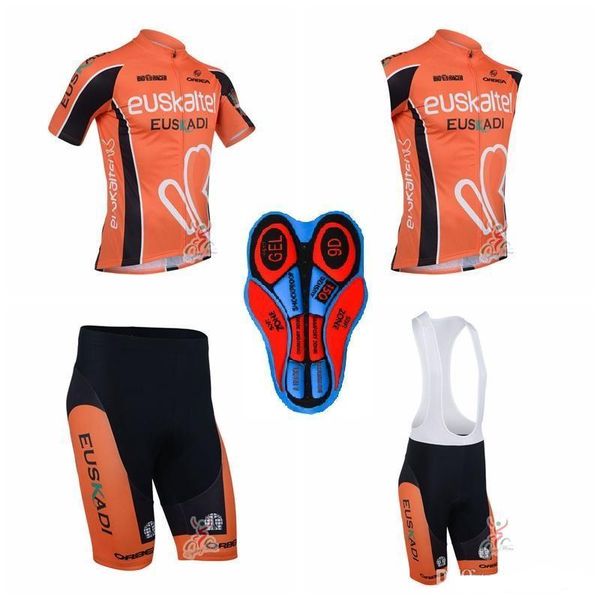 

2020 euskaltel team cycling short sleeves jersey (bib )shorts sleeveless vest sets summer bike outdoor sweatshirt fashion comfort for men, Black;red
