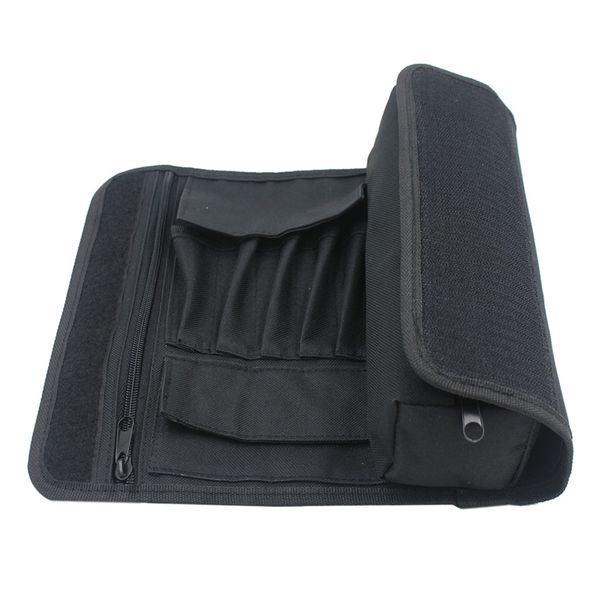 

14 pocket tool roll organizer - wrench organizer tool pouch - roll up tool bags for electrician, hvac, plumber, carpenter or mechanic