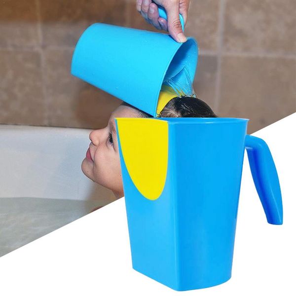 

baby shampoo rinse cup bath rinser pail for kids washing hair washing out shampoo by protecting infant eyes