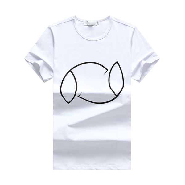 

mens designer t shirts crocodile print new brand fashion france luxury men s shirt crewneck conton sale, White;black