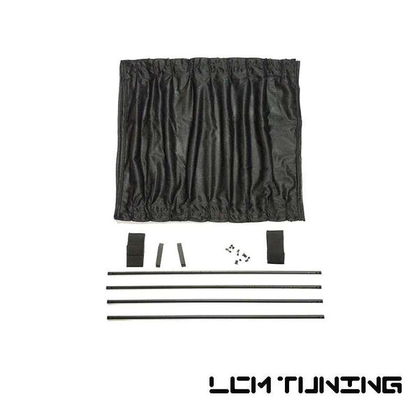 

adjustable universal side window car curtain sun shade uv protection mesh fabric sheet- 2pcs