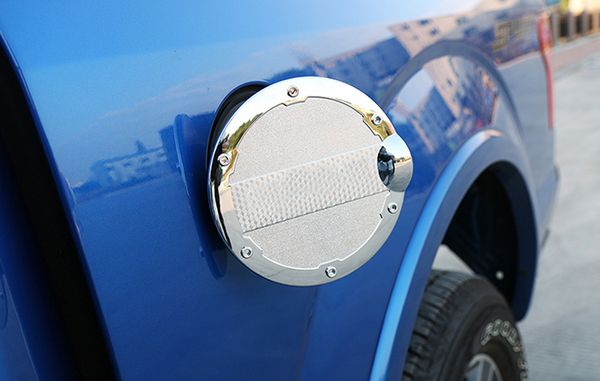 

for ford f150 2015 2016 2017 fuel tank cap gas box cover chrome car styling accessories