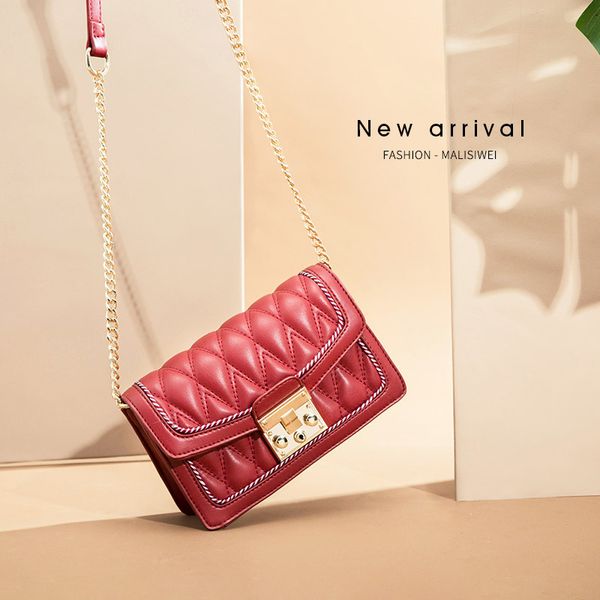 

fashion women crossbody bag rivet chain shoulder bag mini hand quality pu leather retro luxury handbags women bags designer