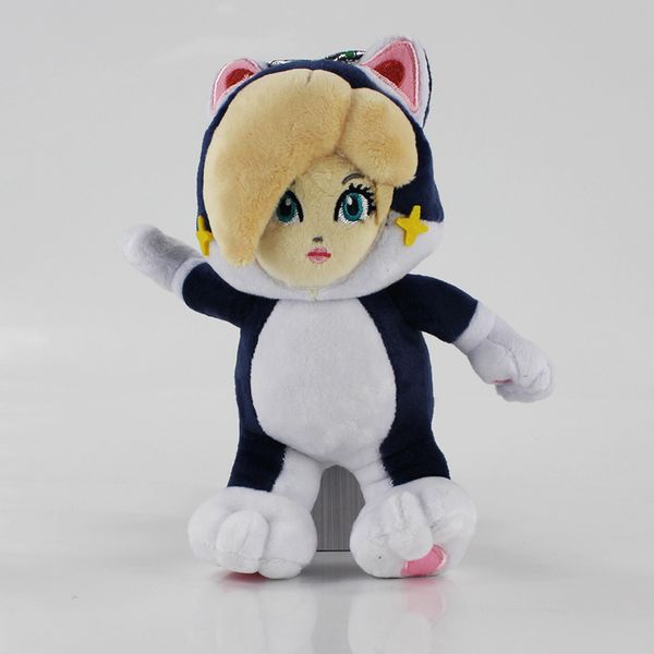 

5 styles super mario bros plush toy mario luigi toad princess peach rosalina cosplay cat animals soft stuffed dolls