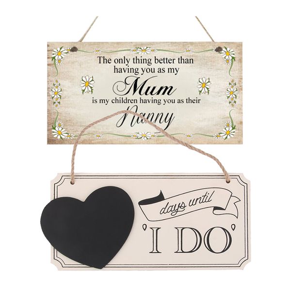 

wooden mini chalkboard message sign wedding party decoration marriage supplies