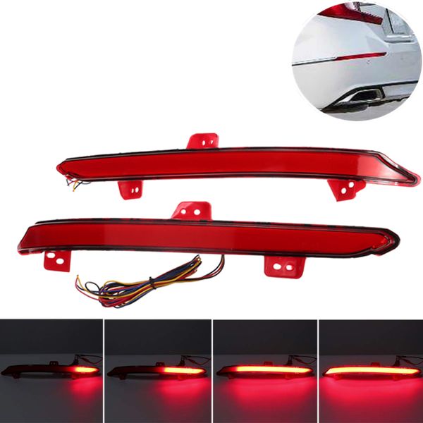 

car rear bumper led taillight brake light reflector turn signal lamps for accord 2018 2019