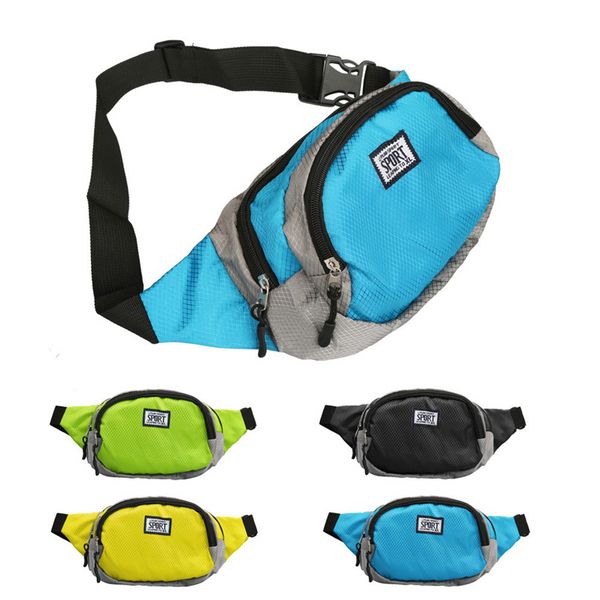

waterproof running fitness waist bag outdoor sports cell phone package hiking belt zip pouch pocket for men women #2afn