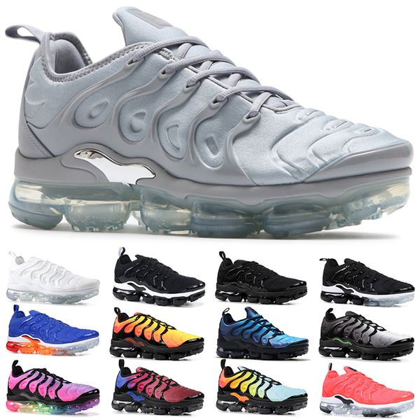 

tn plus men women running shoes triple black white sunset game royal usa volt oreo hyper violet designer trainer sport sneaker ing