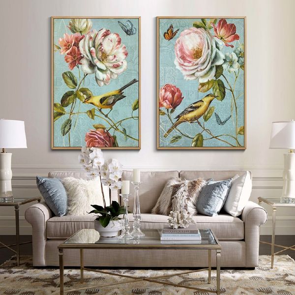

beautiful flower luxury poster print art canvas painting picture aisle home wall art graffiti bedroom modern decoration custom