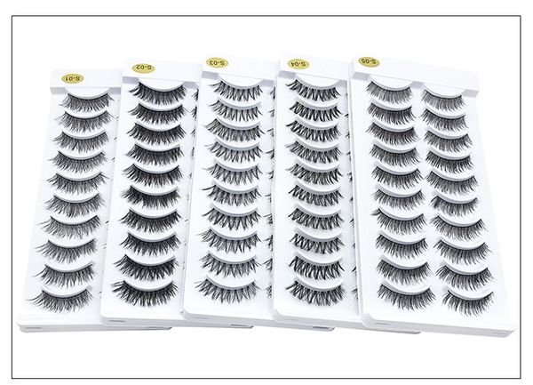 

by epacket new high grade makeup tools man-made fiber false eyelashes thick long soft 3d mink eyelashes