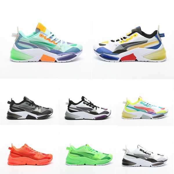 

2020 new lqdcell optic sheer men women sport white multi grey running shoes designer sneakers size 36-45, White;red