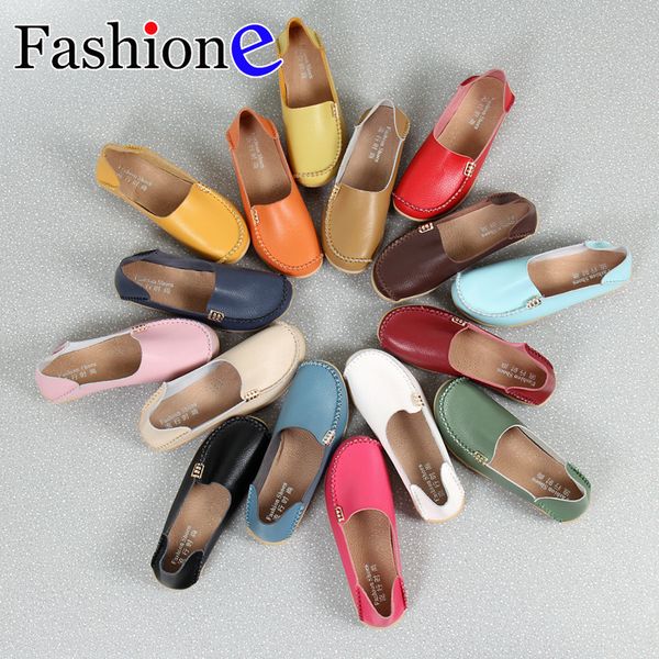 

leisure female mother shoes small white shoes leather flat-heeled flat-bottomed non-slip nurse large size women's, Black